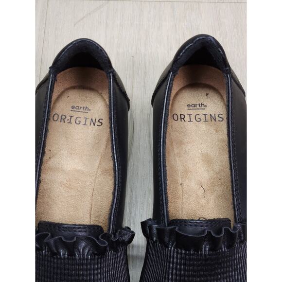 Earth Origins “Ellis” Black Slip-On Flats – Size 6 – Comfort Cushion Insole - Picture 2 of 12